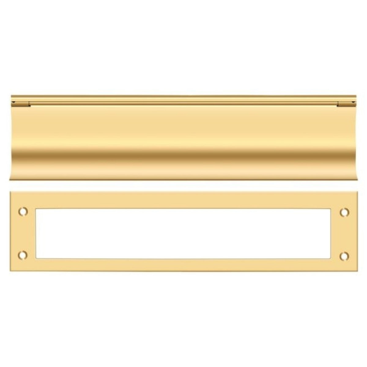 Deltana MS0030CR003 Heavy Duty Mail Slot, Lifetime Brass