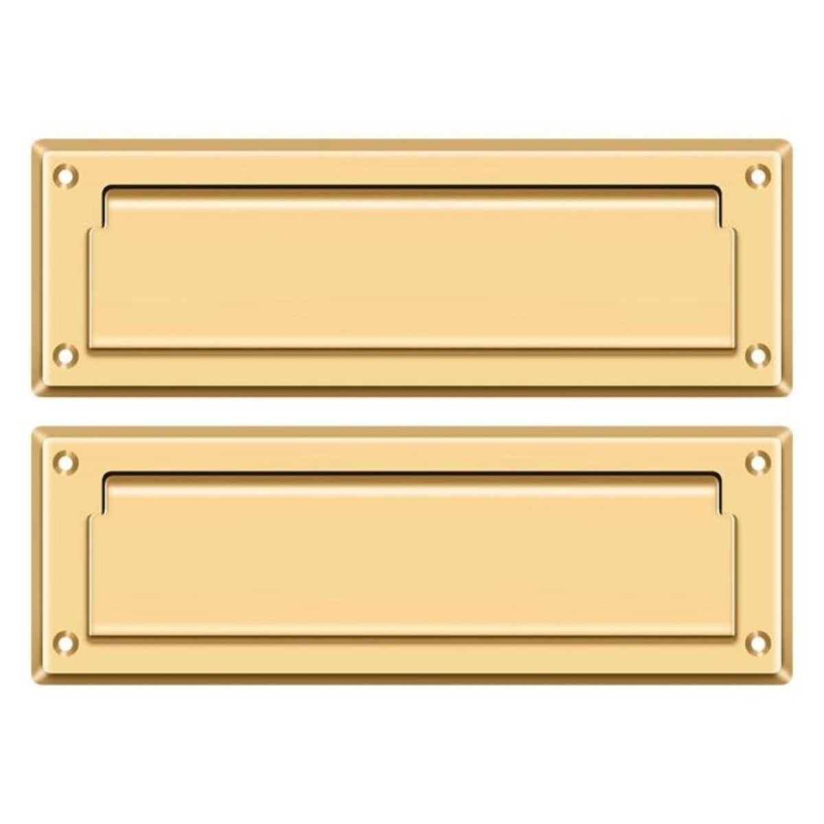Deltana MS627CR003 Mail Slot With Back Plate, Lifetime Brass