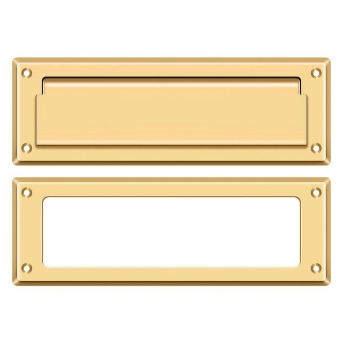 Deltana MS626CR003 Mail Slot With Interior Frame, Lifetime Brass