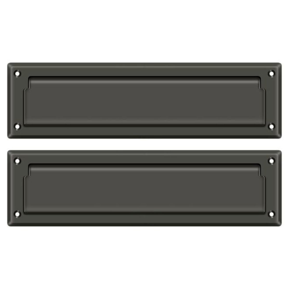 Deltana MS212U10B Mail Slot With Interior Flap, Oil Rubbed Bronze