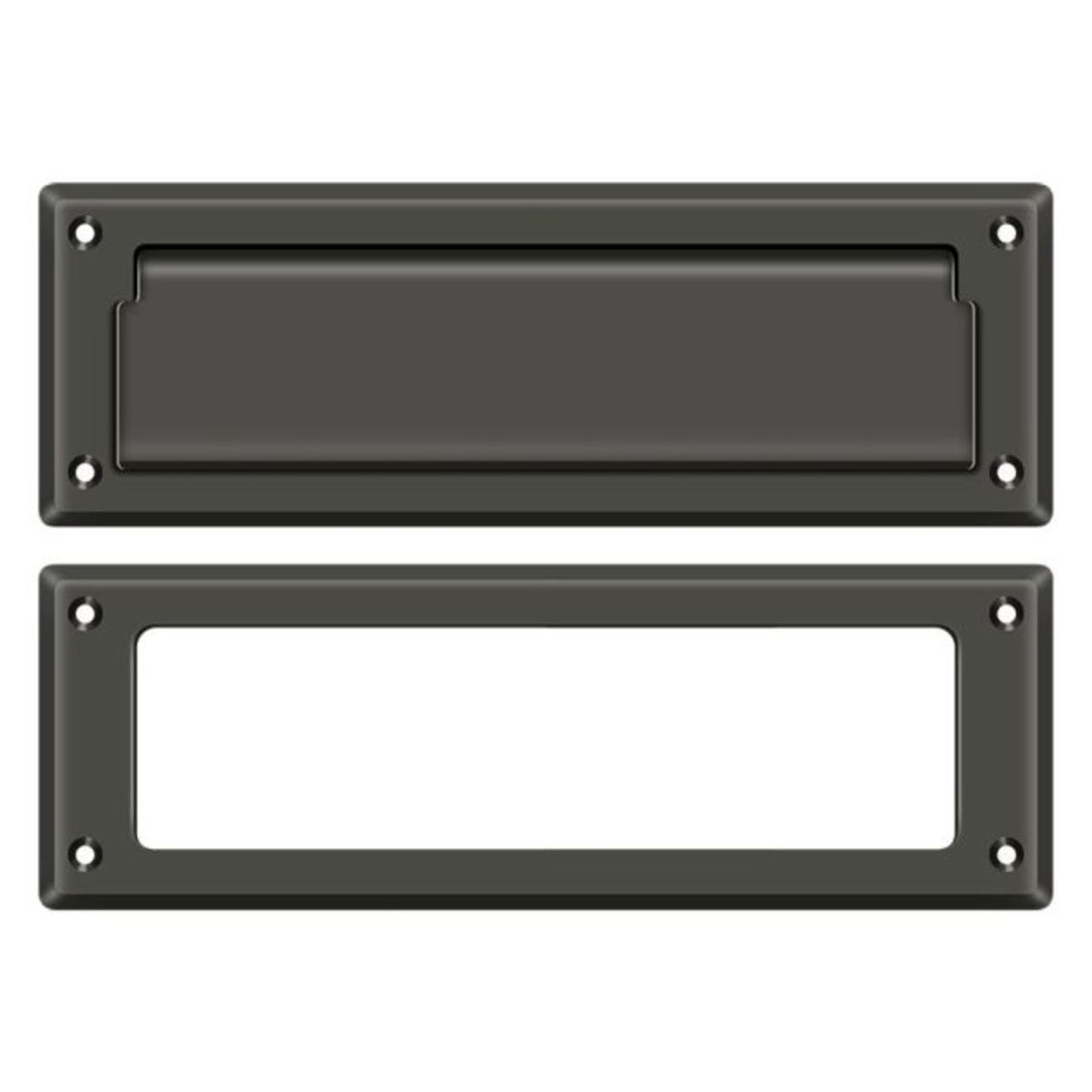 Deltana MS626U10B Mail Slot With Interior Frame, Oil Rubbed Bronze