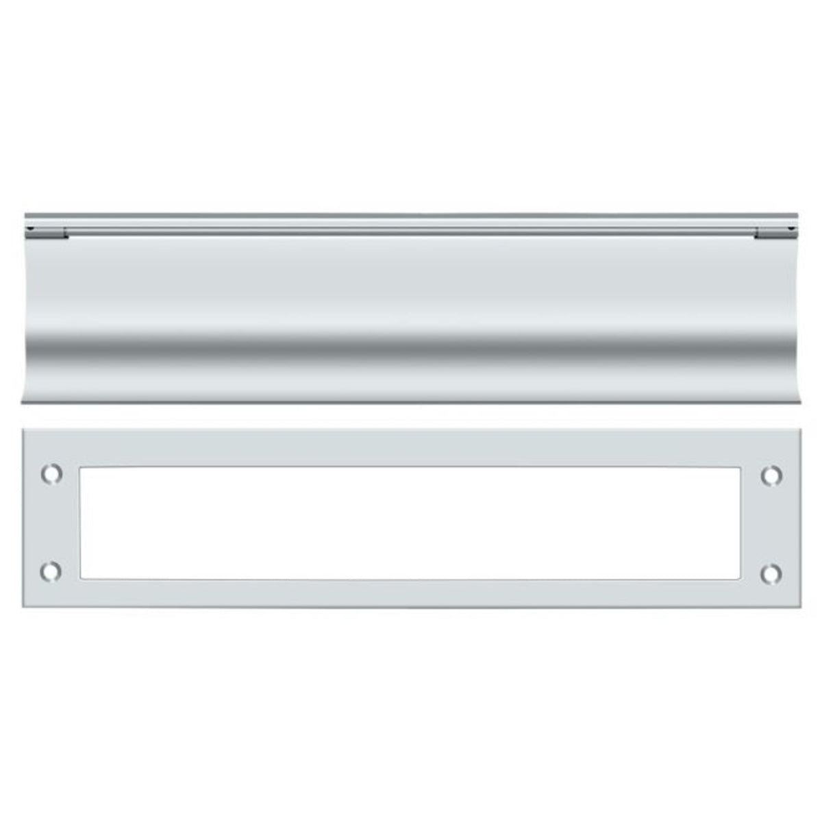 Deltana MS0030U26 Heavy Duty Mail Slot, Bright Chrome