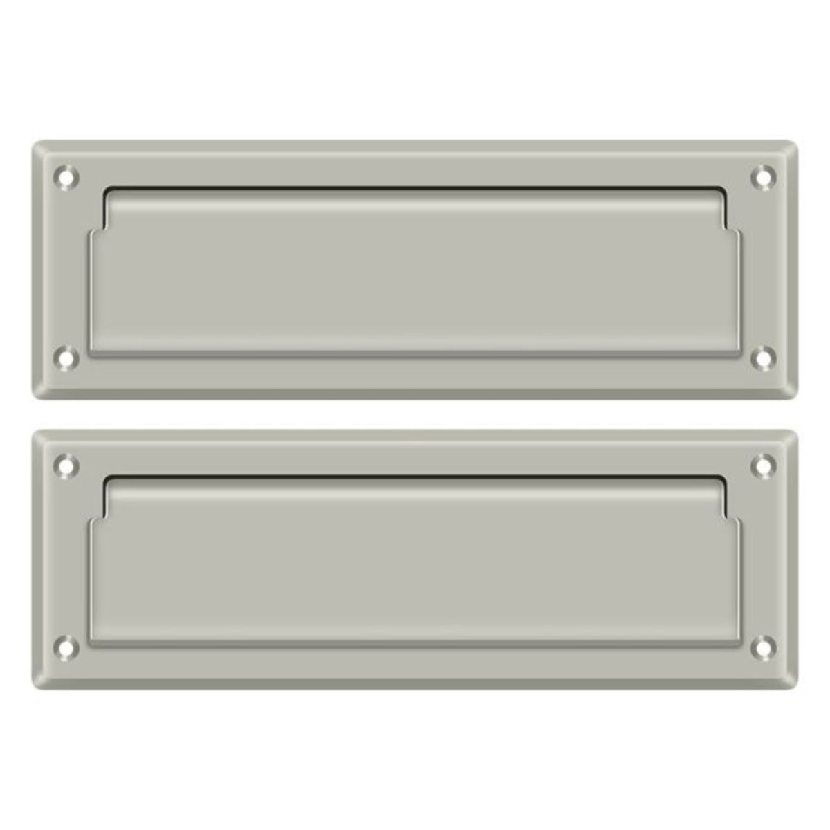 Deltana MS627U15 Mail Slot With Back Plate, Satin Nickel