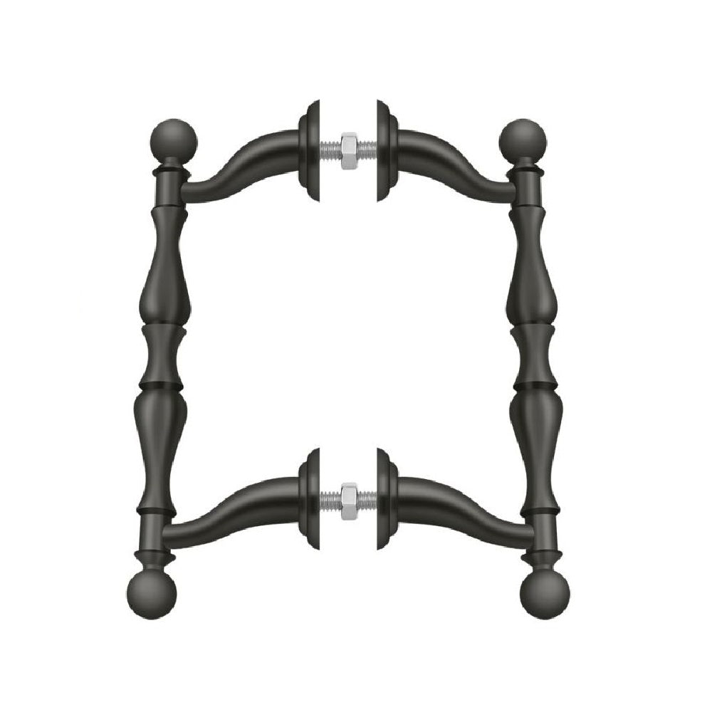 Deltana OHP620U10B Back-To-Back Set Off-Set Cabinet Pull, Oil Rubbed Bronze