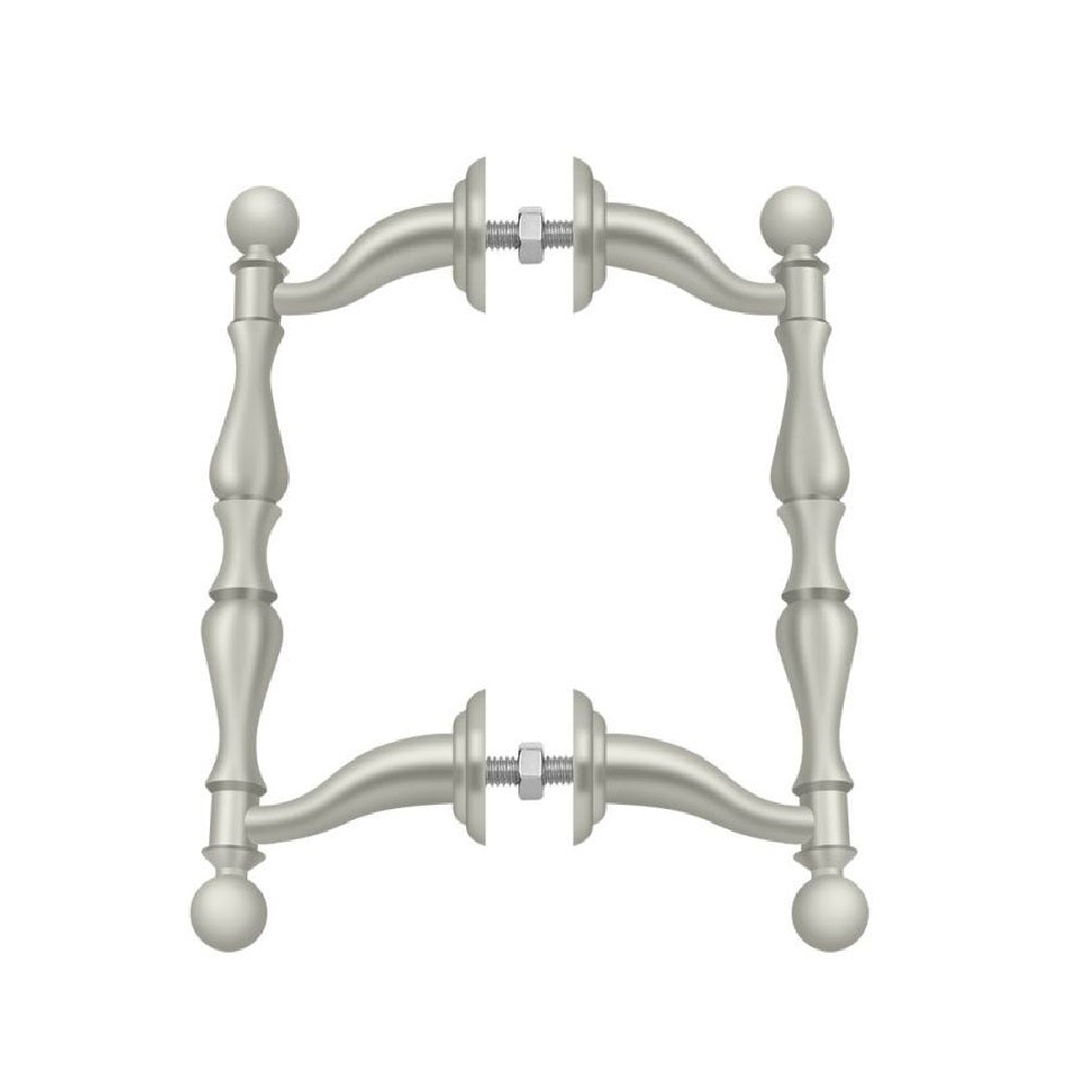 Deltana OHP620U15 Back-To-Back Set Off-Set Cabinet Pull, Brushed Nickel