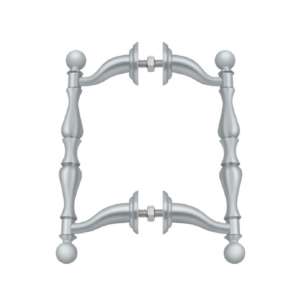 Deltana OHP620U26D Back-To-Back Set Off-Set Cabinet Pull, Polished Chrome
