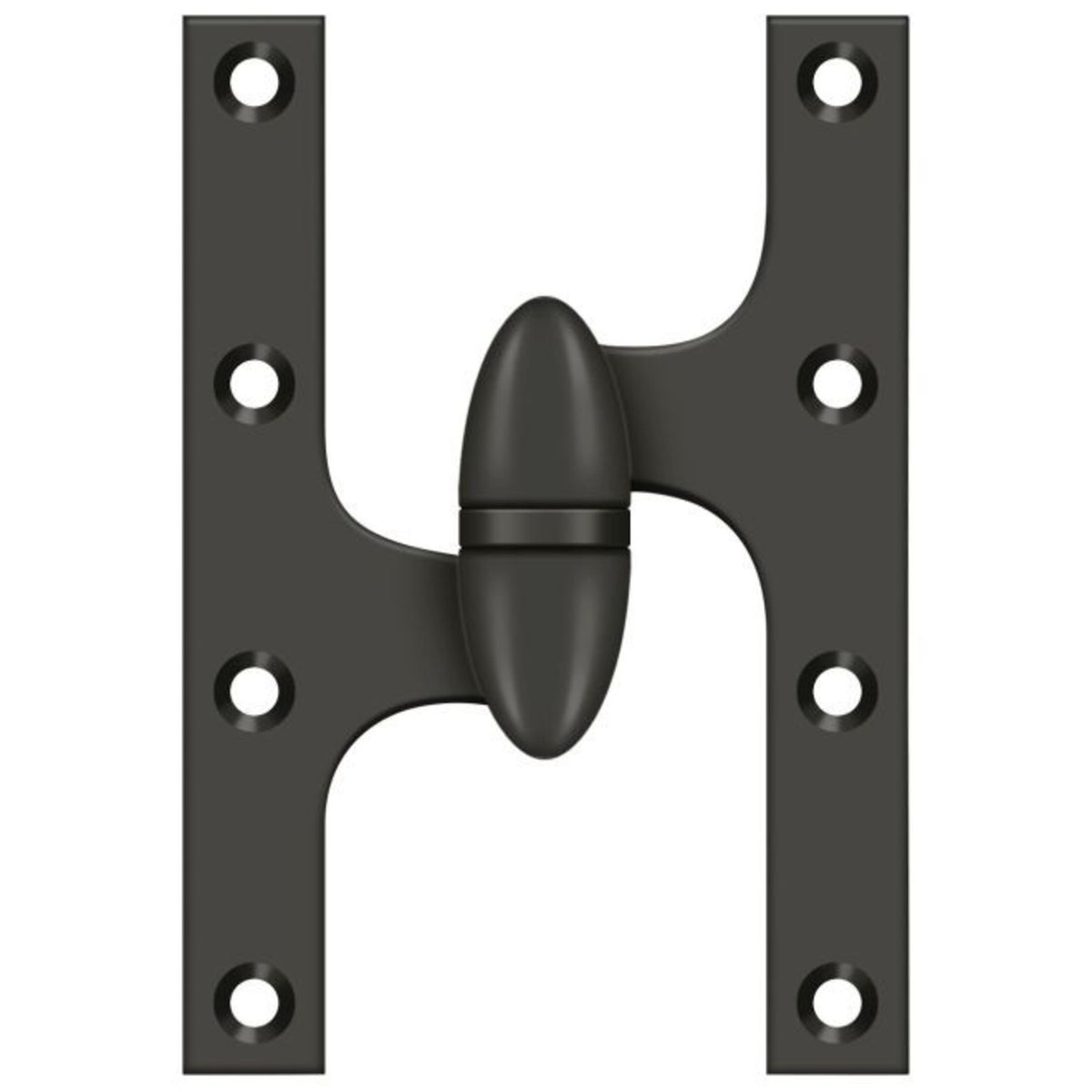 Deltana OK6040B10B-L Door Hinge, Oil Rubbed Bronze