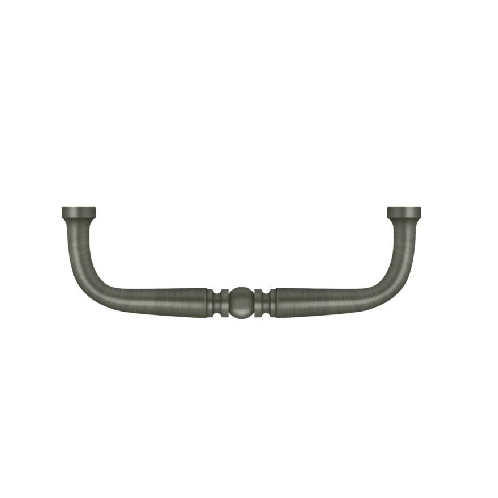 Deltana PCT400U15A Traditional Cabinet Wire Pull, 4", Antique Nickel