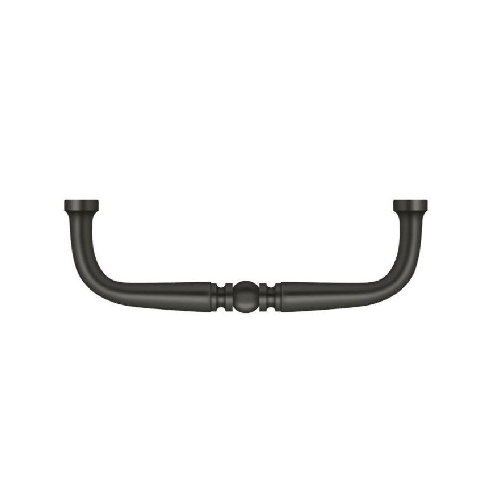Deltana PCT350U10B Traditional Cabinet Wire Pull, 3-1/2", Oil Rubbed Bronze