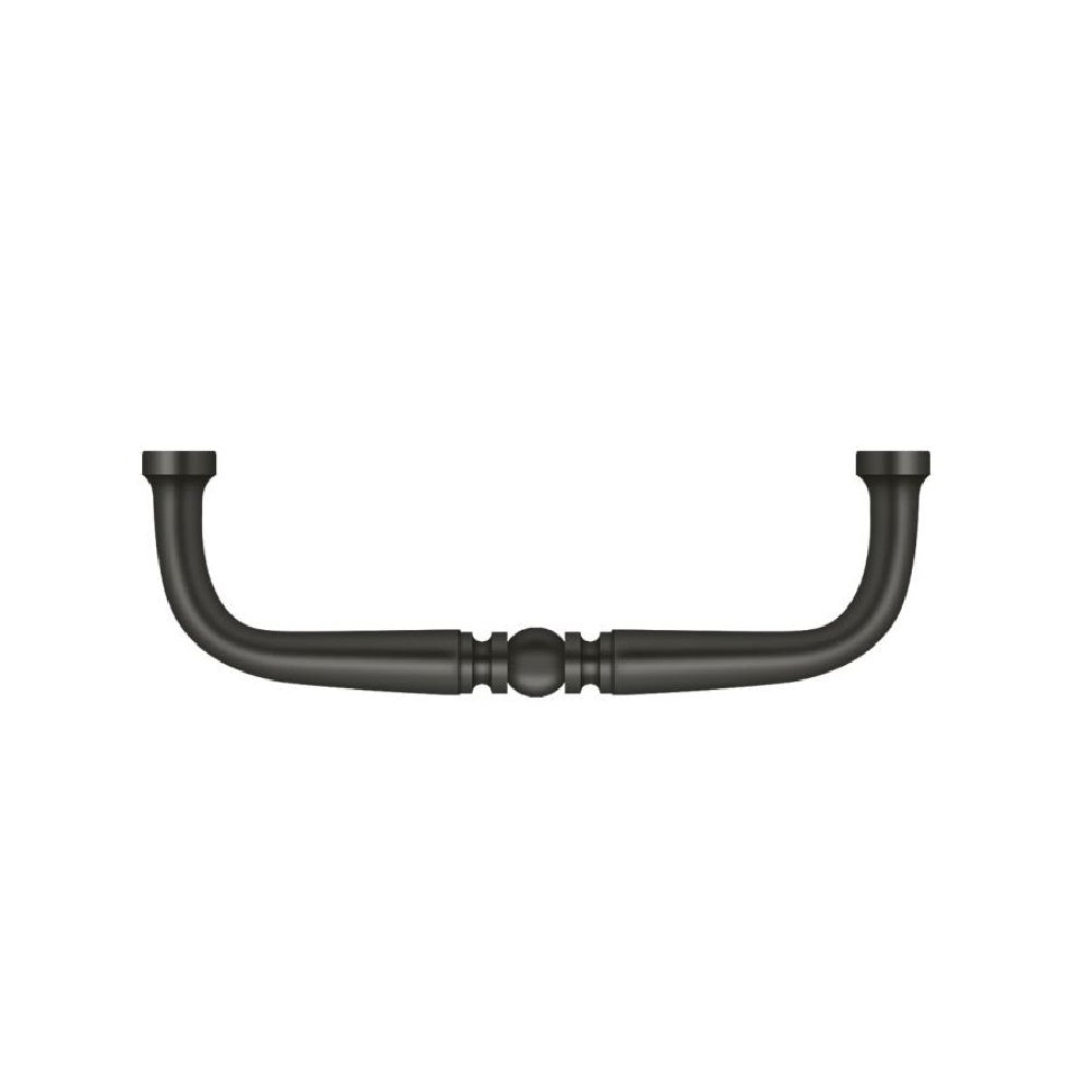 Deltana PCT400U10B Traditional Cabinet Wire Pull, 4", Oil Rubbed Bronze