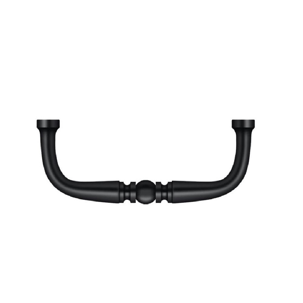 Deltana PCT300U19 Traditional Cabinet Wire Pull, 3", Black