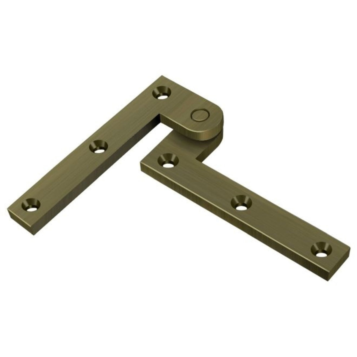 Deltana PH35U5 Pivot Hinge, Antique Brass