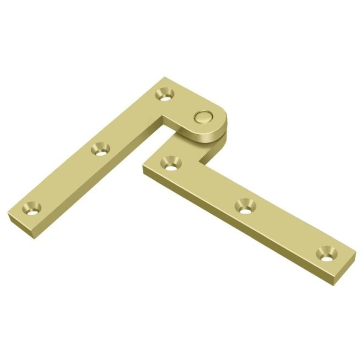 Deltana PH35U3 Pivot Hinge, Bright Brass