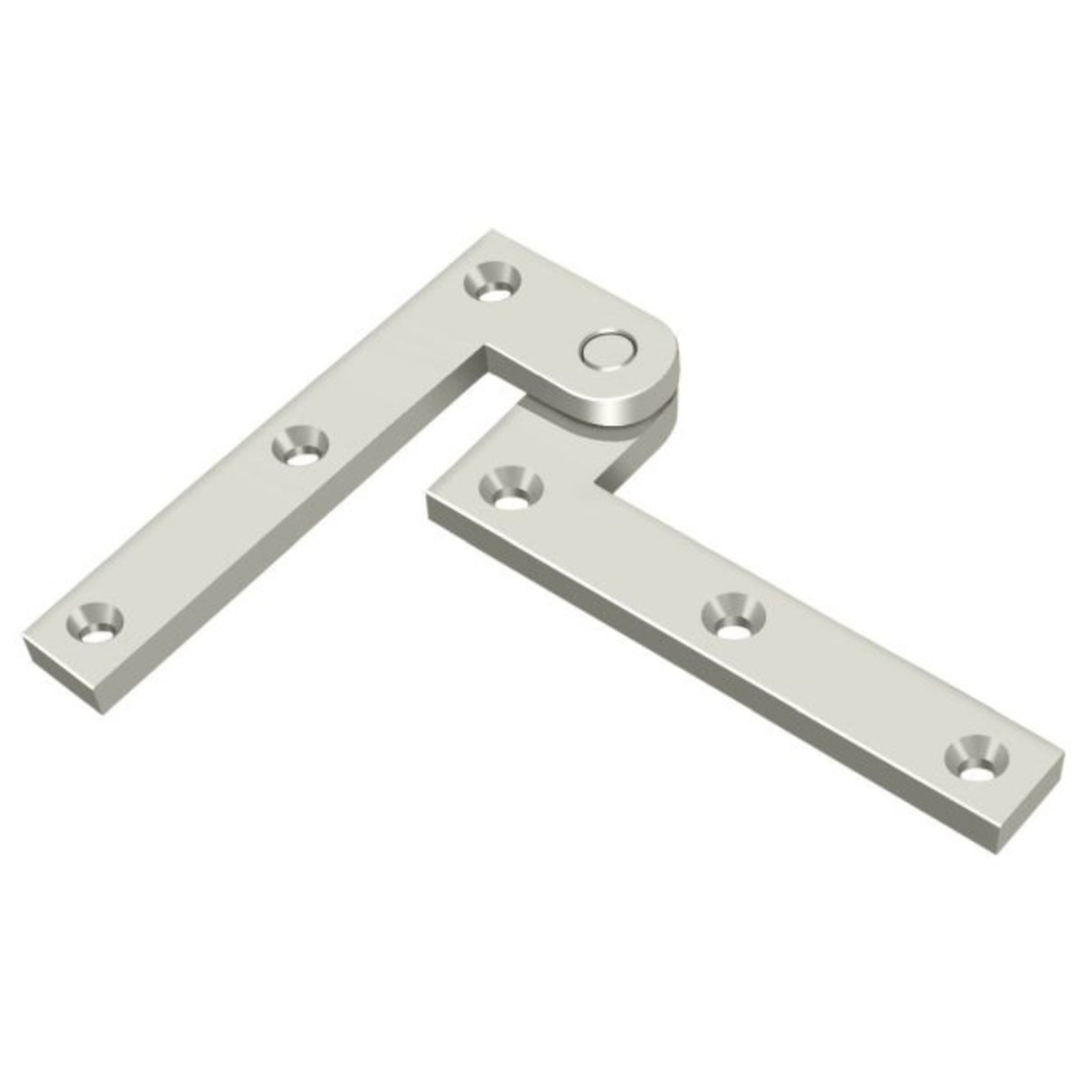 Deltana PH35U14 Pivot Hinge, Bright Nickel