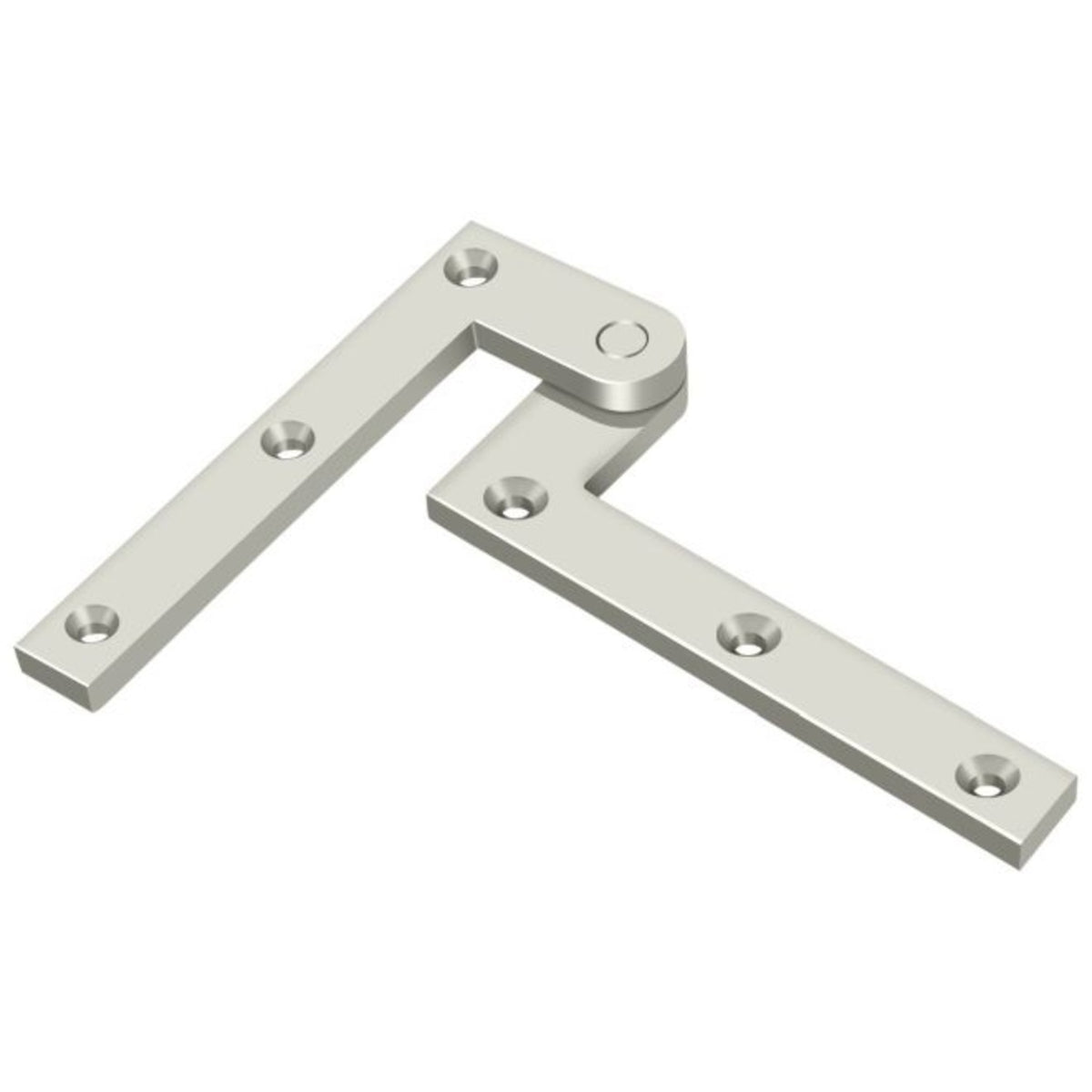 Deltana PH40U14 Pivot Hinge, Bright Nickel