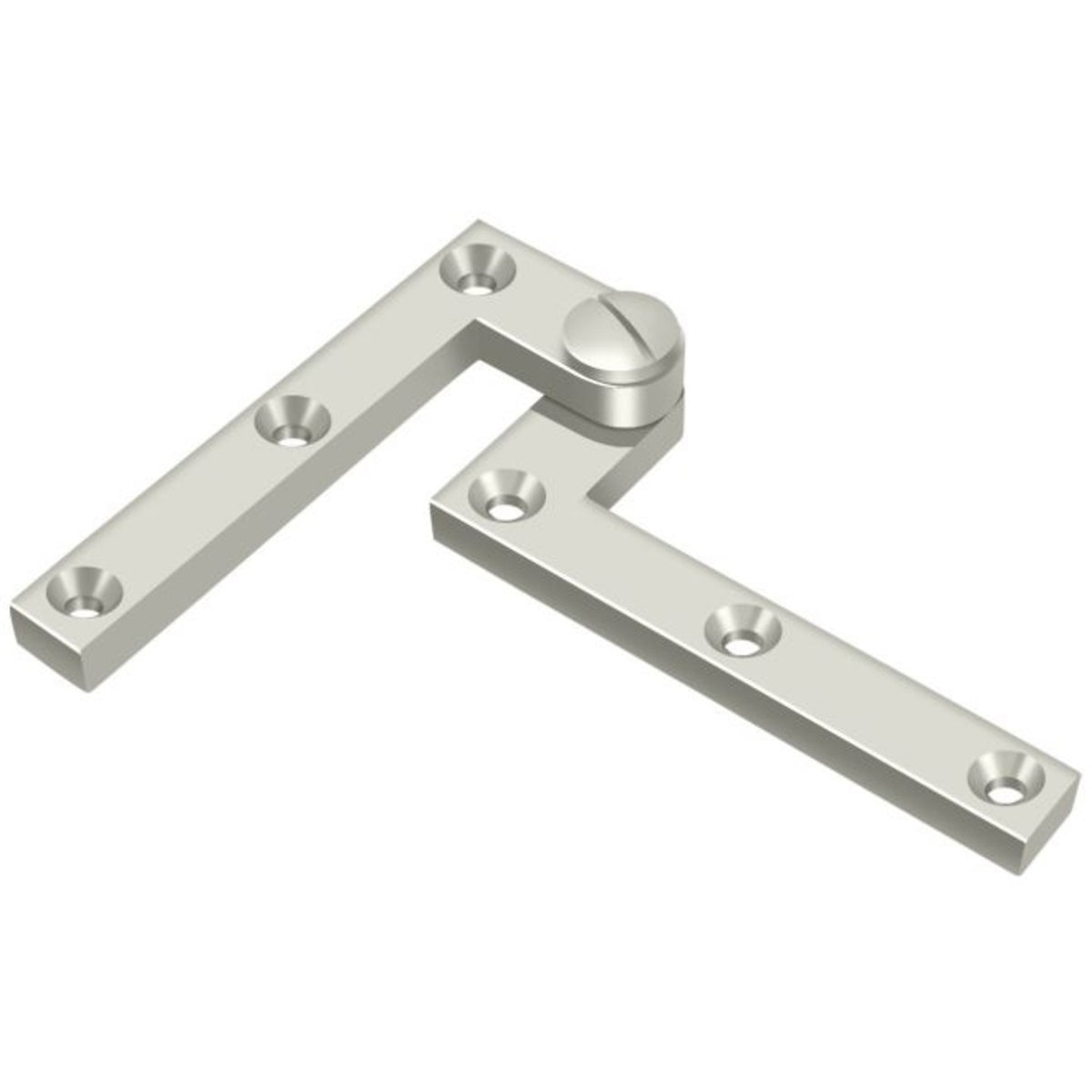 Deltana PH60U14 Pivot Hinge, Bright Nickel