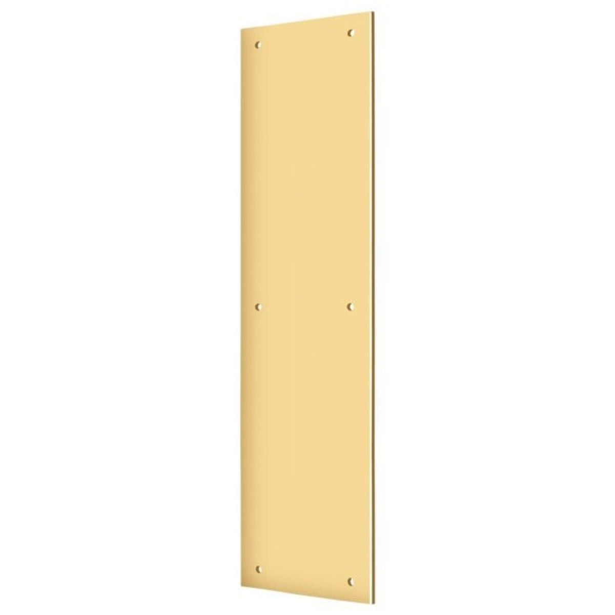 Deltana PP3515CR003 Push Plate, Lifetime Brass