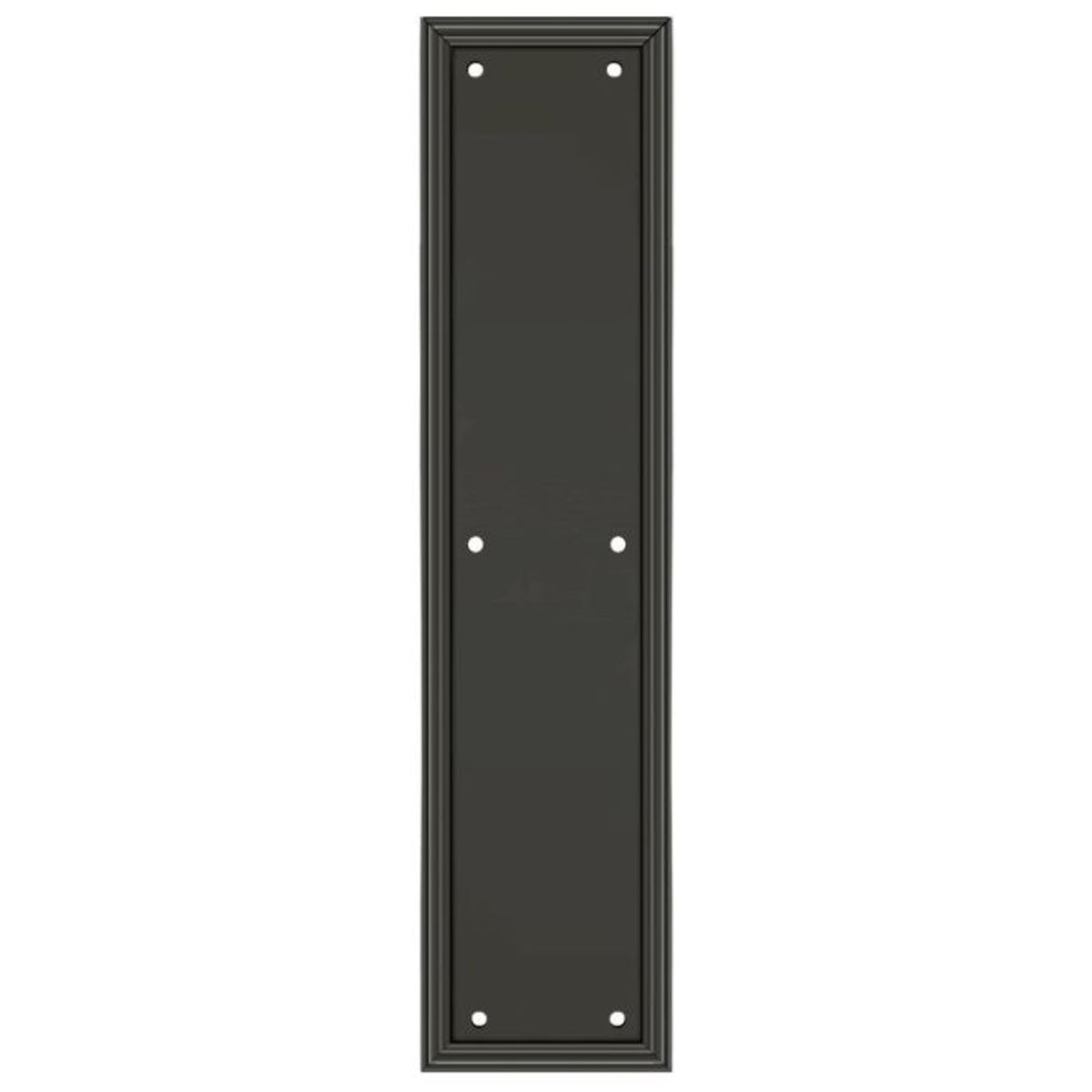 Deltana PP2280U10B Heavy Duty Framed Push Plate, Oil Rubbed Bronze