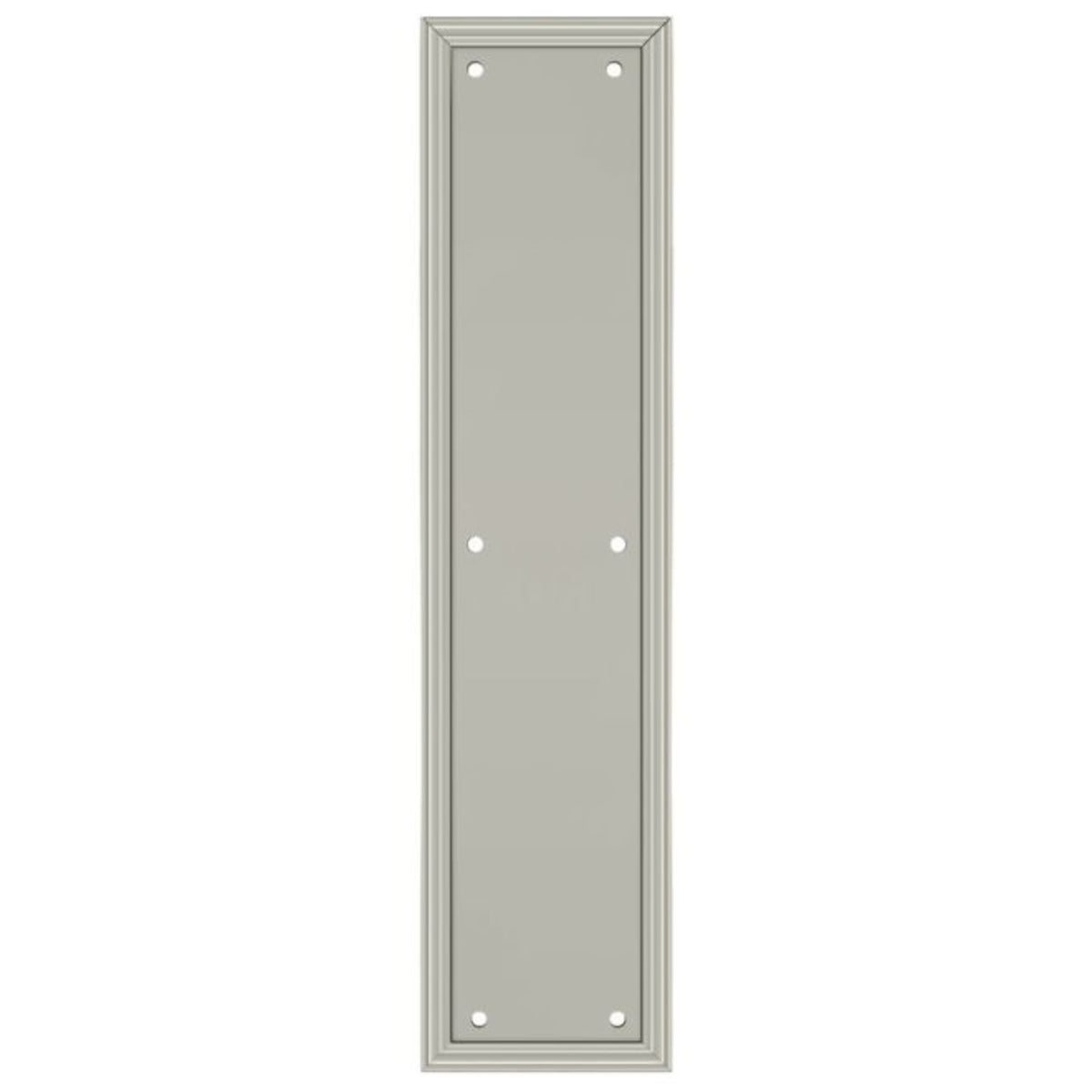 Deltana PP2280U15 Heavy Duty Framed Push Plate, Satin Nickel