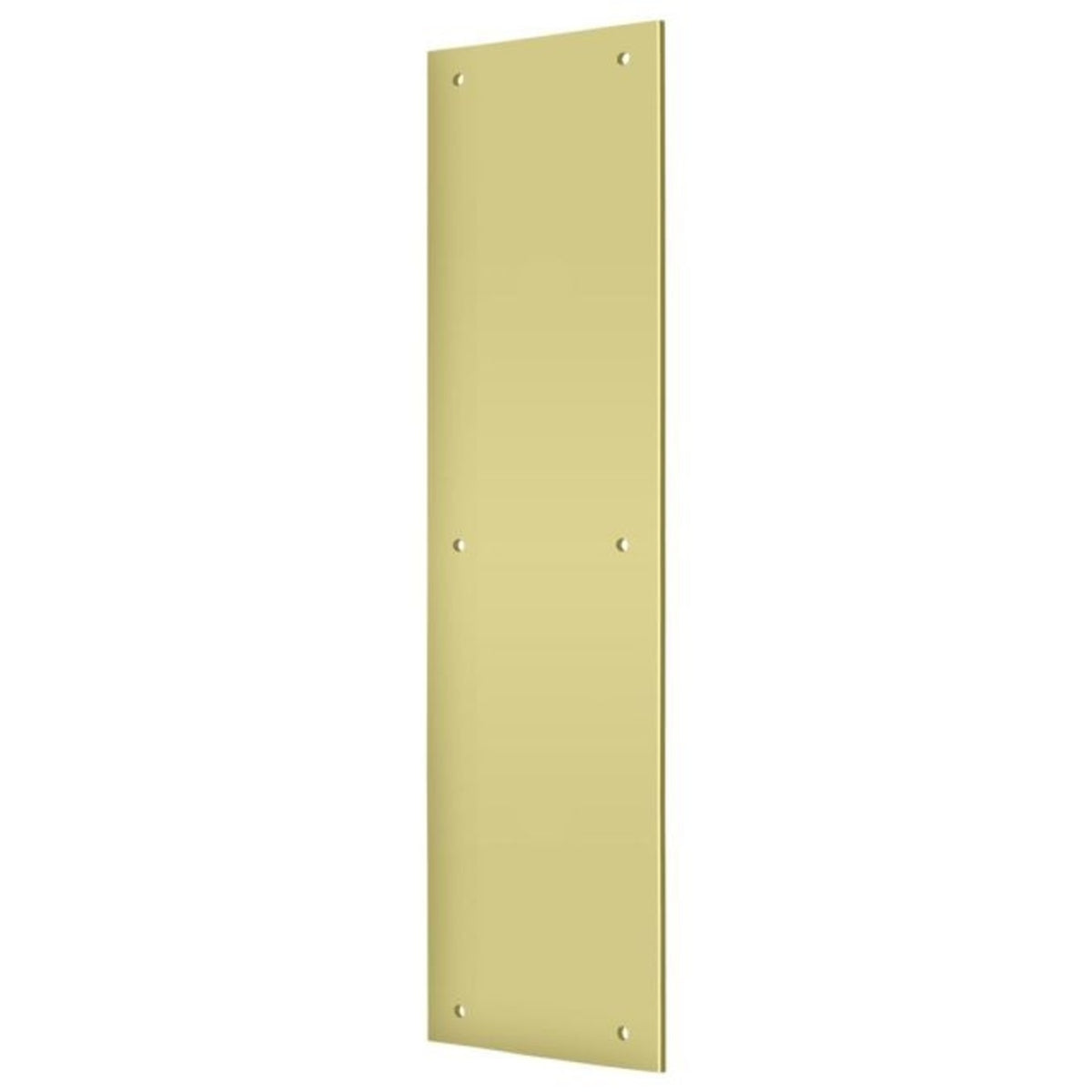 Deltana PP3515U3 Push Plate, Bright Brass