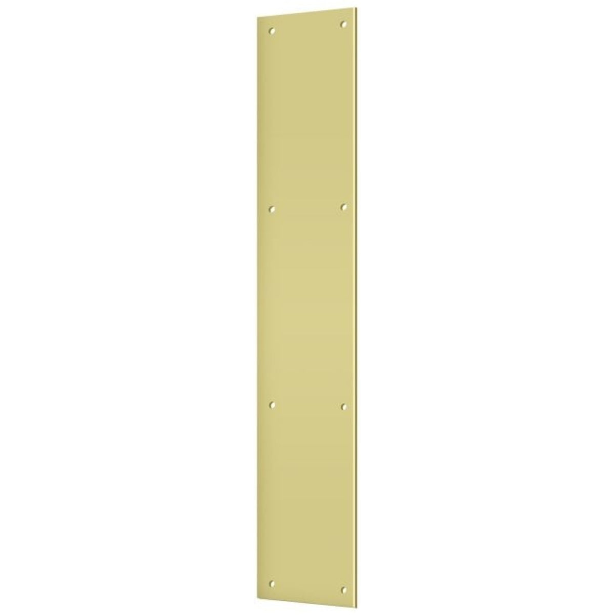Deltana PP3520U3 Push Plate, Bright Brass
