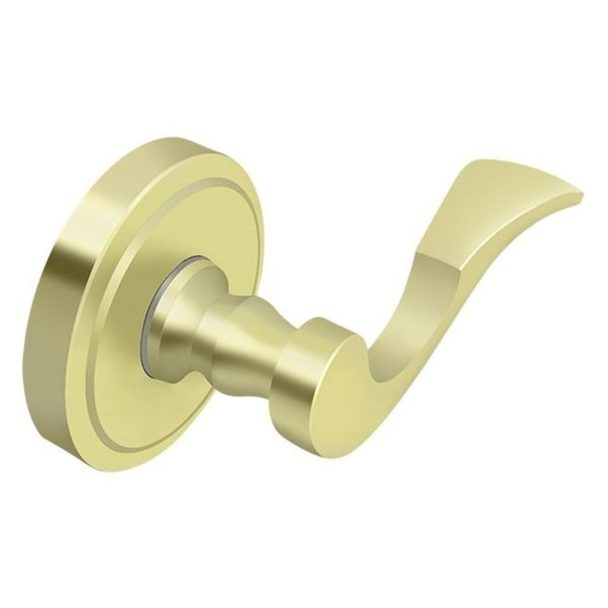 Deltana PRLLR4U3LH Lacovia Left Hand Privacy Lever, Bright Brass