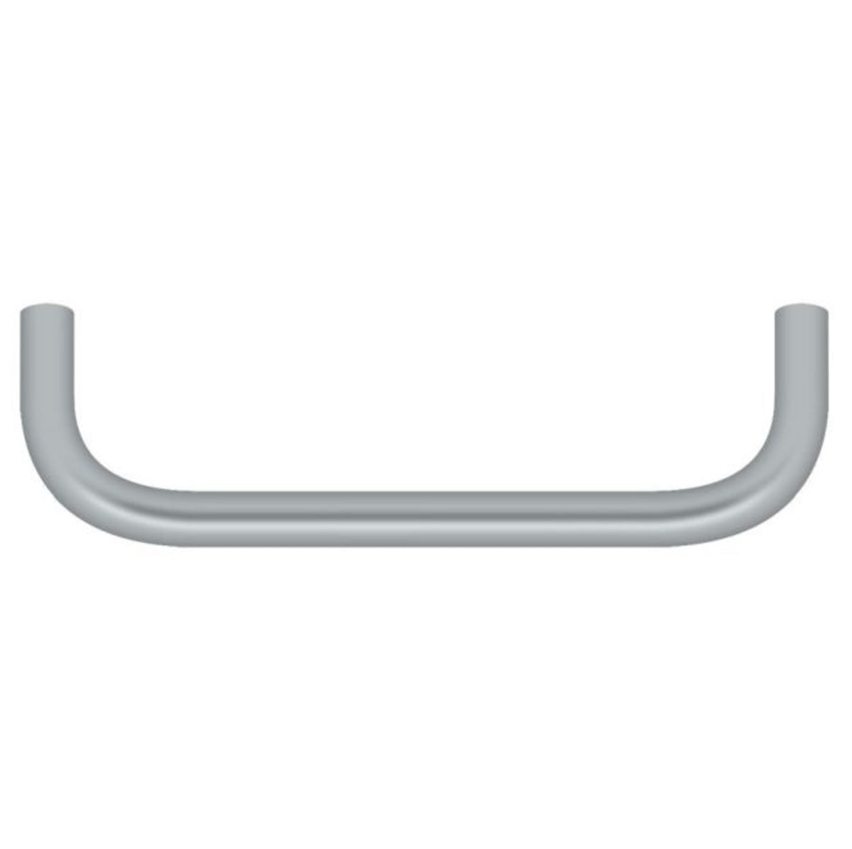 Deltana PW400U26D Wire Pull, Satin Chrome, 4"