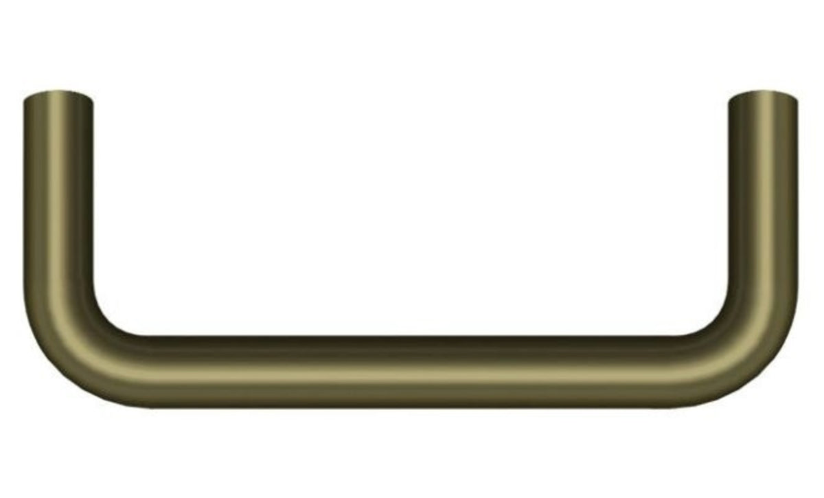Deltana PW300U5 Wire Pull, Antique Brass, 3"