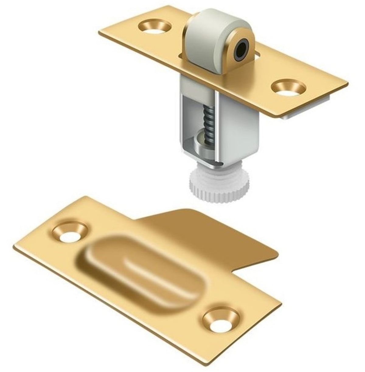 Deltana RCA336CR003 Roller Catch, Lifetime Brass