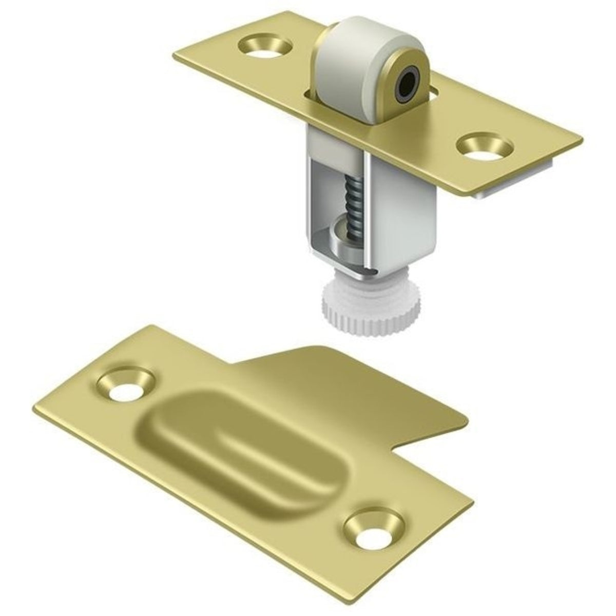 Deltana RCA336U3 Roller Catch, Bright Brass