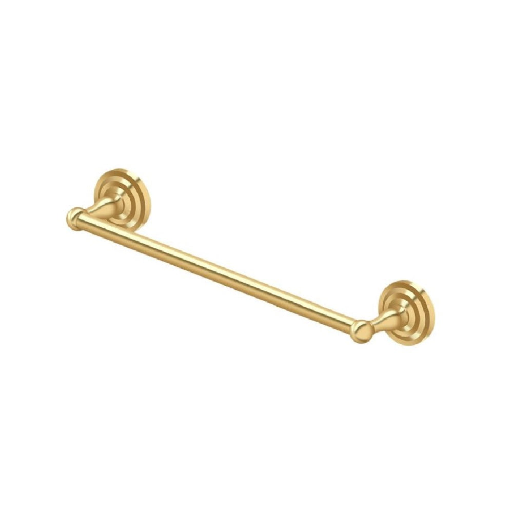 Deltana R2002-CR003 R-Series Towel Bar, 18", Lifetime Brass