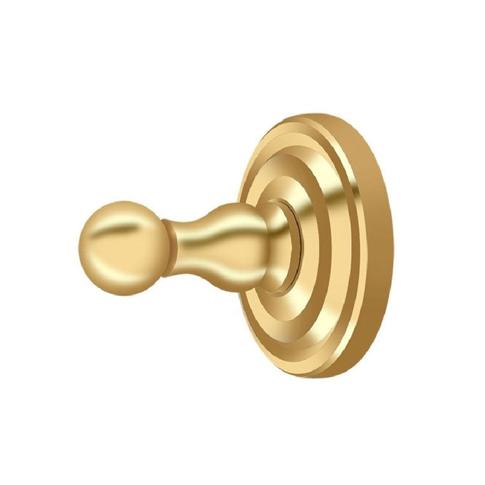 Deltana R2009-CR003 Single Robe Hook, R-Series, Lifetime Brass