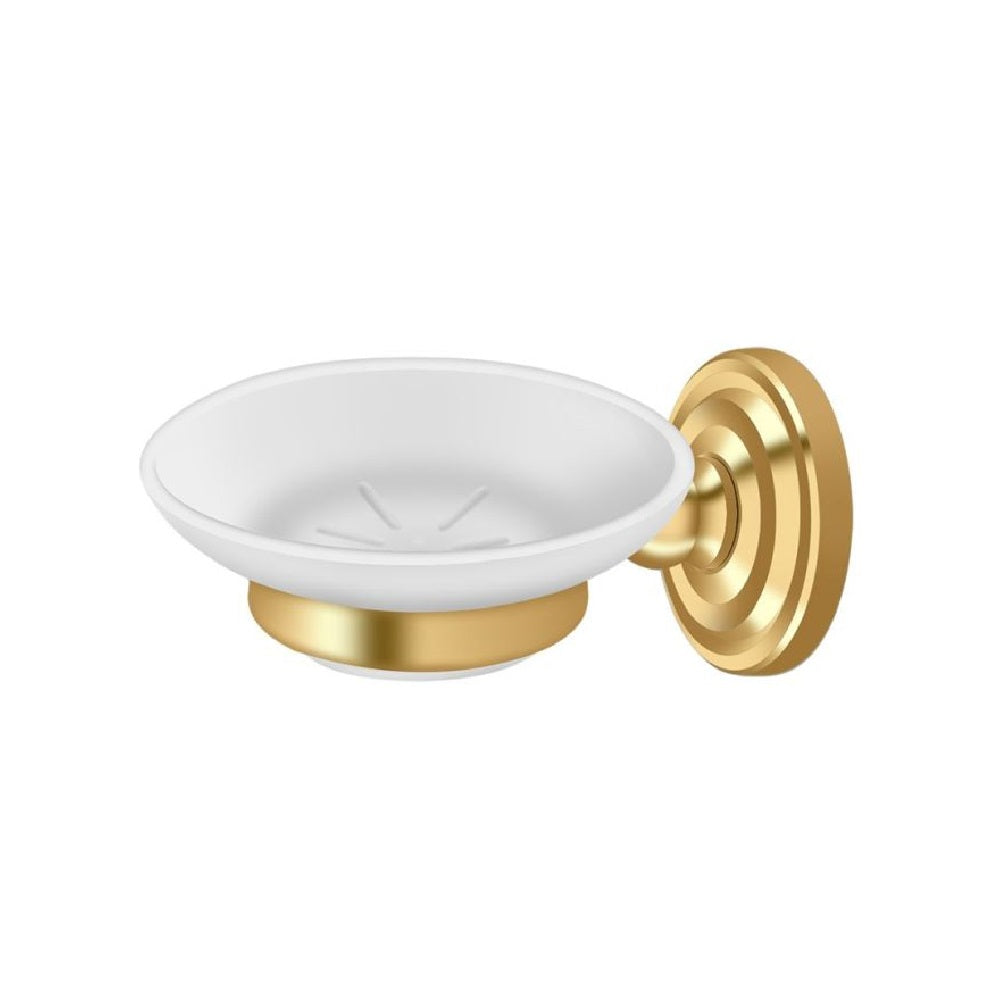 Deltana R2012-CR003 Wall Mount Soap Dish from R Series, Lifetime Brass