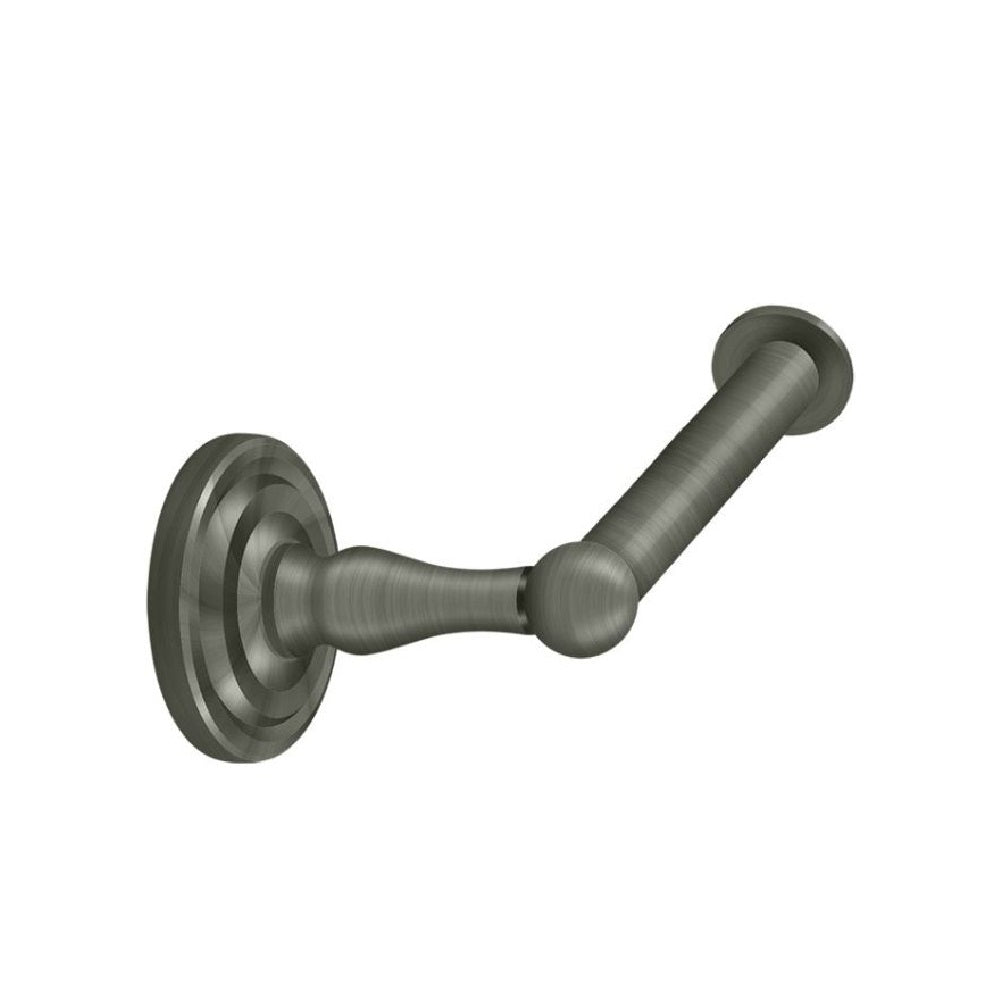 Deltana R2001-U15A Single Post L-Shaped Toilet Paper Roll Holder, Antique Nickel