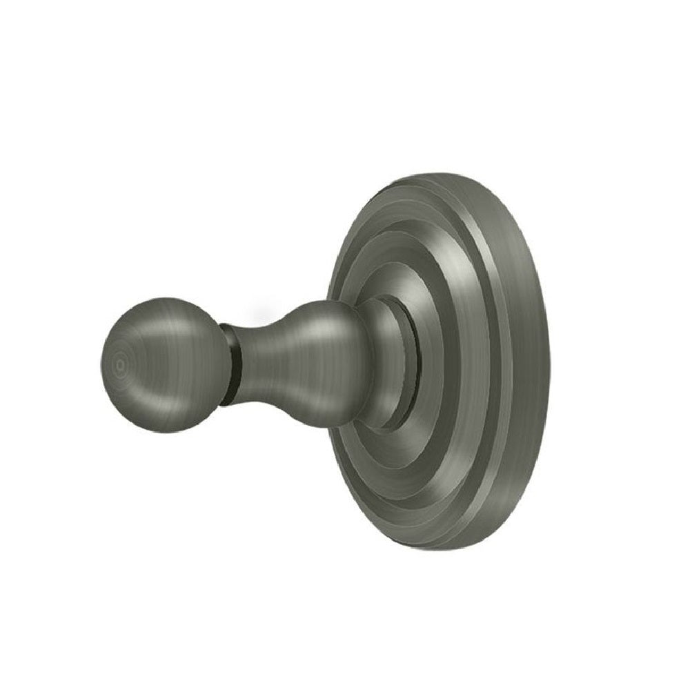 Deltana R2009-U15A Single Robe Hook, R-Series, Antique Nickel