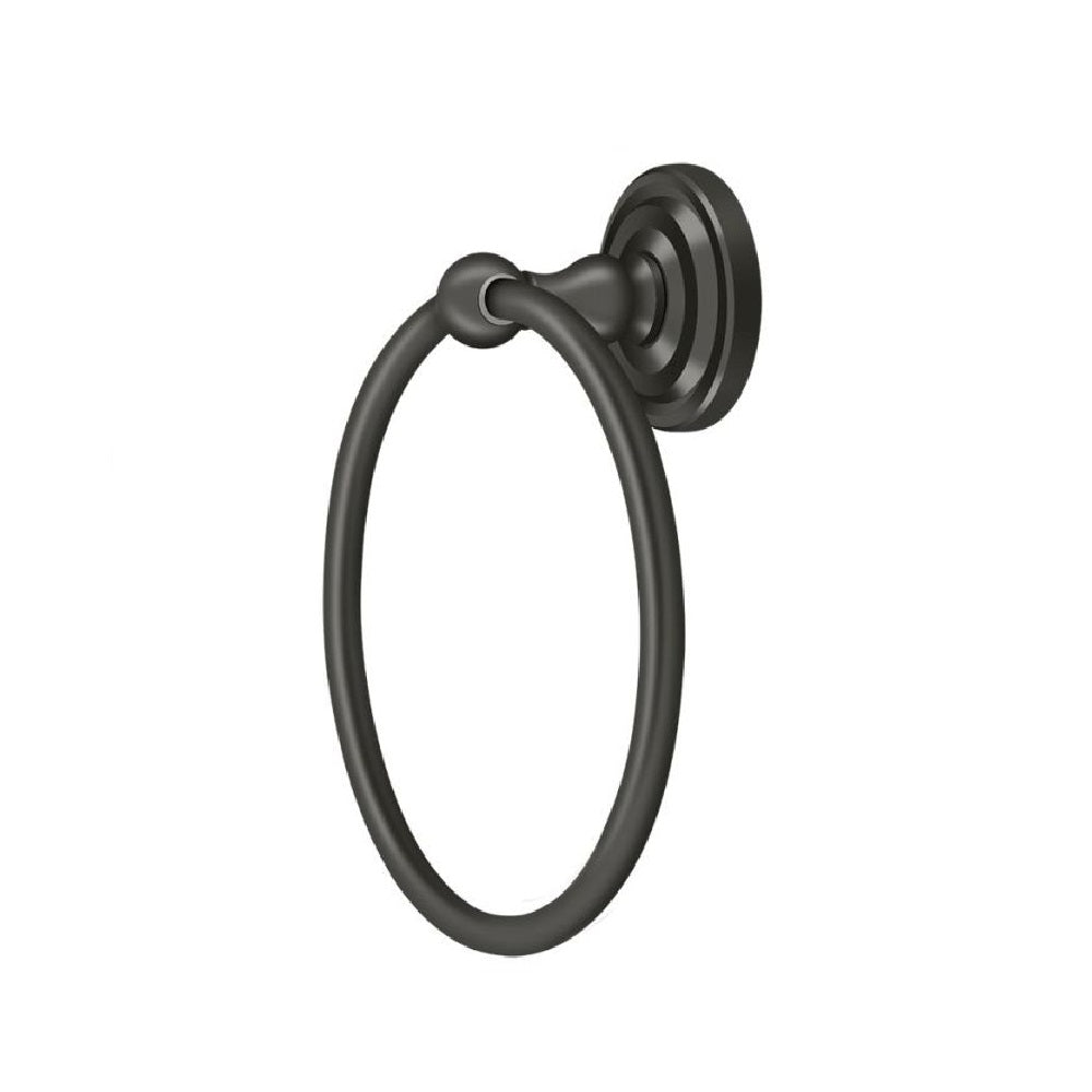 Deltana R2008-U10B R-Series Towel Ring, 6-1/2", Oil Rubbed Bronze