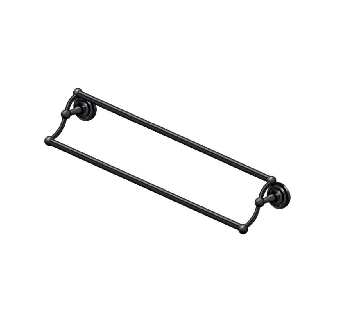 Deltana R2006-U19 R-Series Double Towel Bar, 24", Black