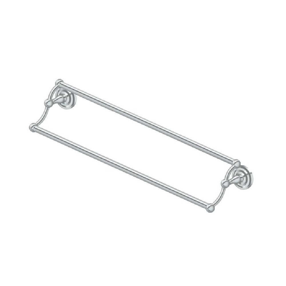 Deltana R2006-U26 R-Series Double Towel Bar, 24", Polished Chrome