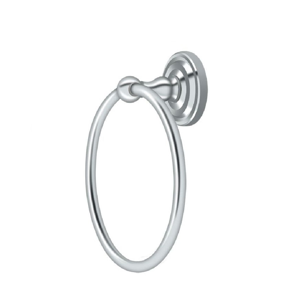 Deltana R2008-U26 R-Series Towel Ring, 6-1/2", Polished Chrome