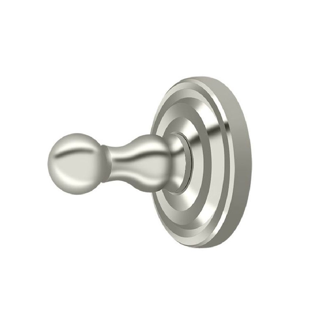 Deltana R2009-U14 Single Robe Hook, R-Series, Polished Nickel