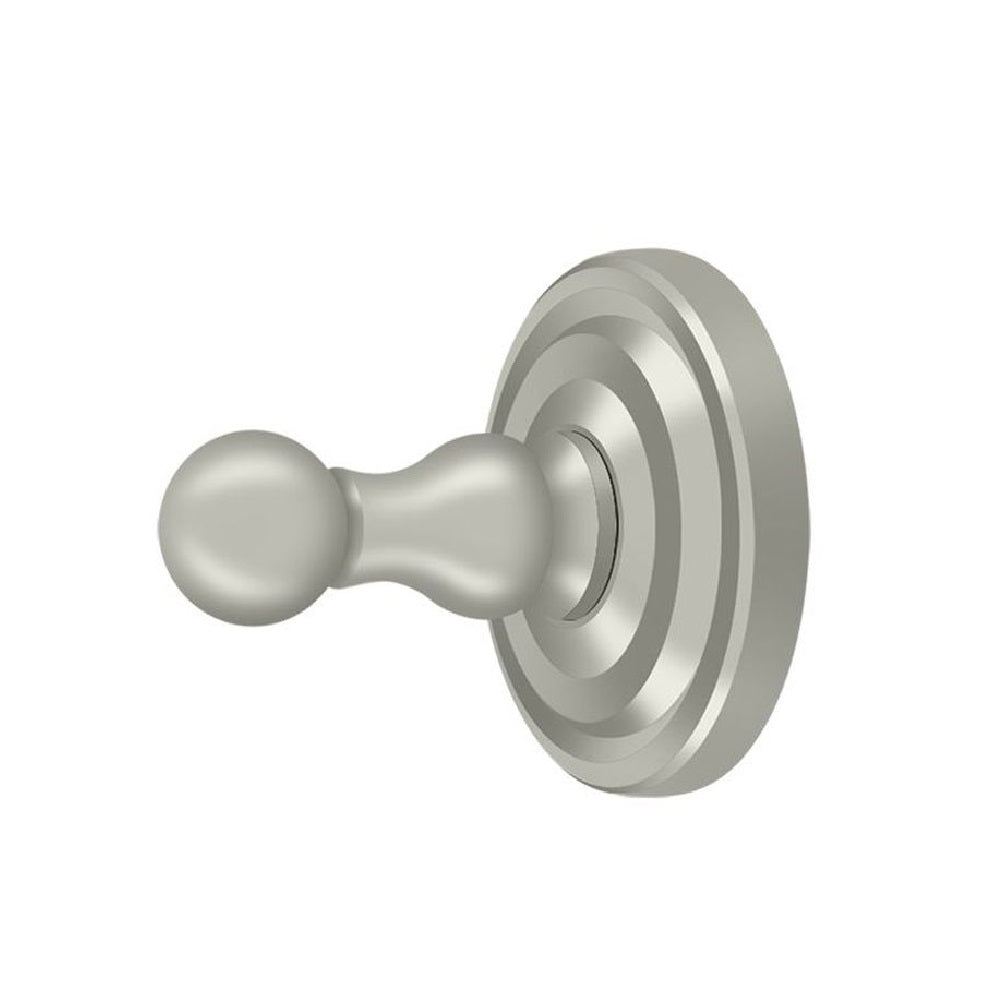 Deltana R2009-U15 Single Robe Hook, R-Series, Brushed Nickel
