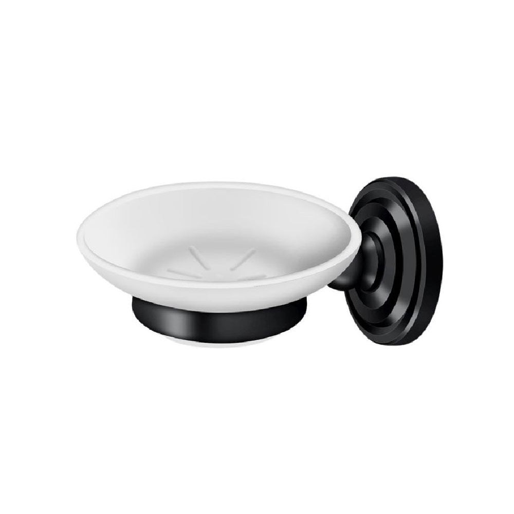 Deltana R2012-U19 Wall Mount Soap Dish from R Series, Black