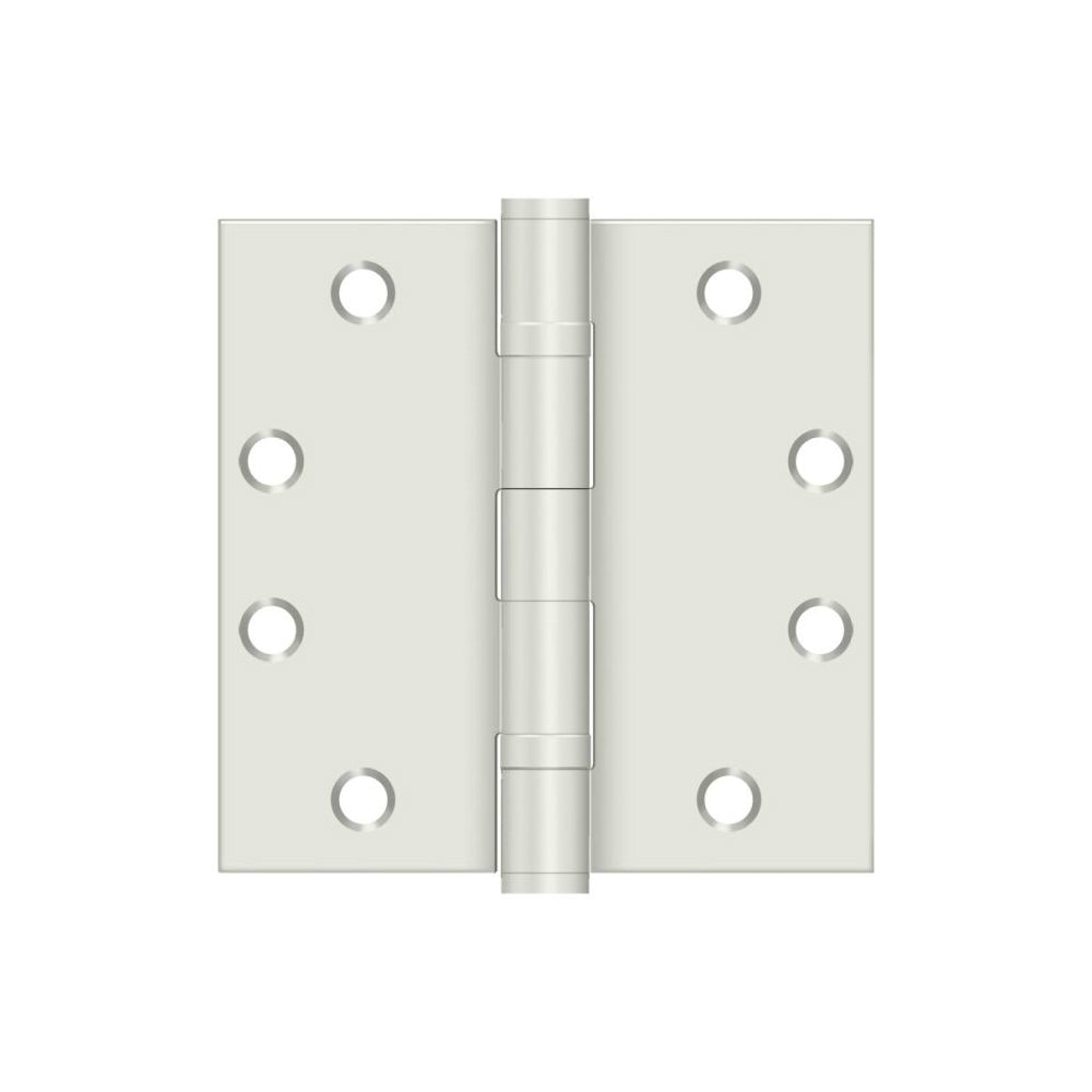 Deltana S45BBUSPW Ball Bearing Square Door Hinge, Prime Coat White, 4-1/2" x 4-1/2"
