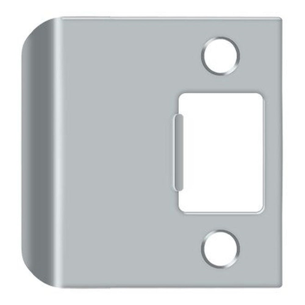 Deltana SPE225U26D Extended Lip Strike Plate, Satin Chrome, 2-1/4"