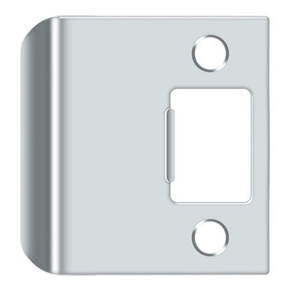 Deltana SPE225U26 Extended Lip Strike Plate, Bright Chrome, 2-1/4"