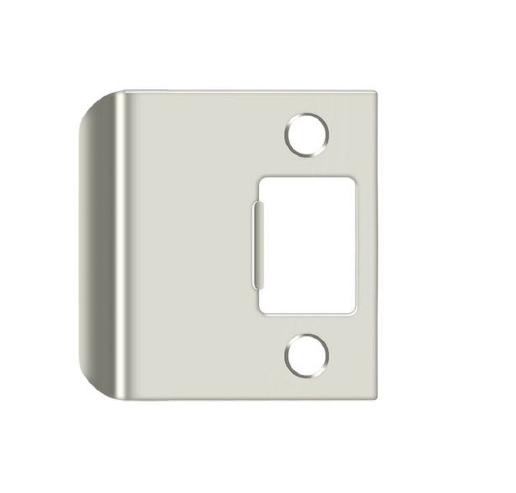 Deltana SPE225U14 Extended Lip Strike Plate, Bright Nickel, 2-1/4"