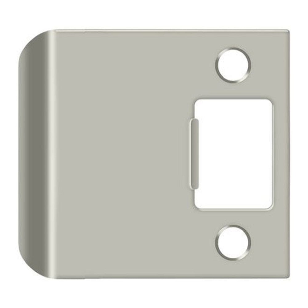 Deltana SPE250U15 Extended Lip Strike Plate, Satin Nickel, 2-1/2"