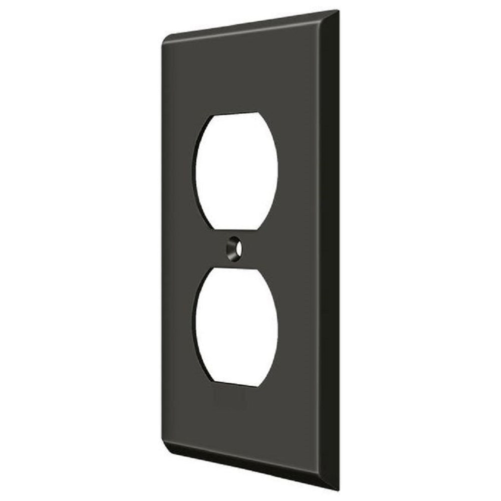 Deltana SWP4752U10B Double Outlet Switch Plates, Oil Rubbed Bronze