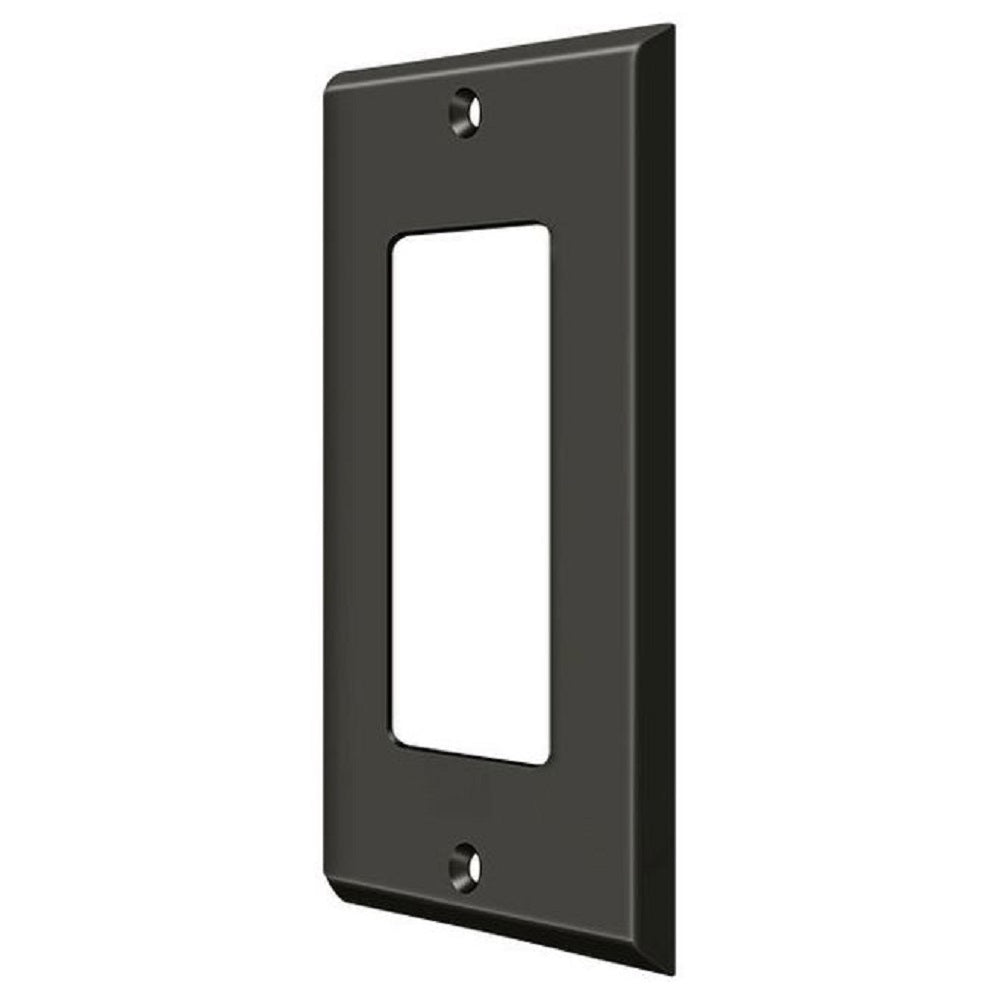 Deltana SWP4754U10B Single Rocker Switch Plate, Oil Rubbed Bronze