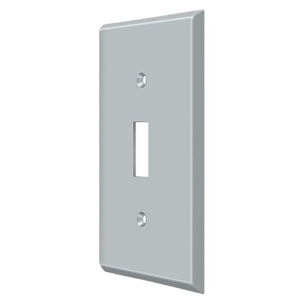 Deltana SWP4751U26D Single Standard Switch Plate, Satin Chrome